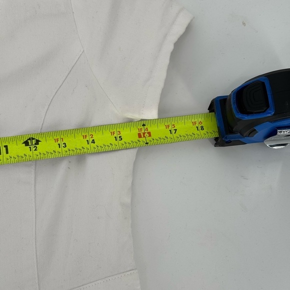 Guess Women's White Denim Mini Dress Rose Gold Zip Closure - Picture 8 of 16